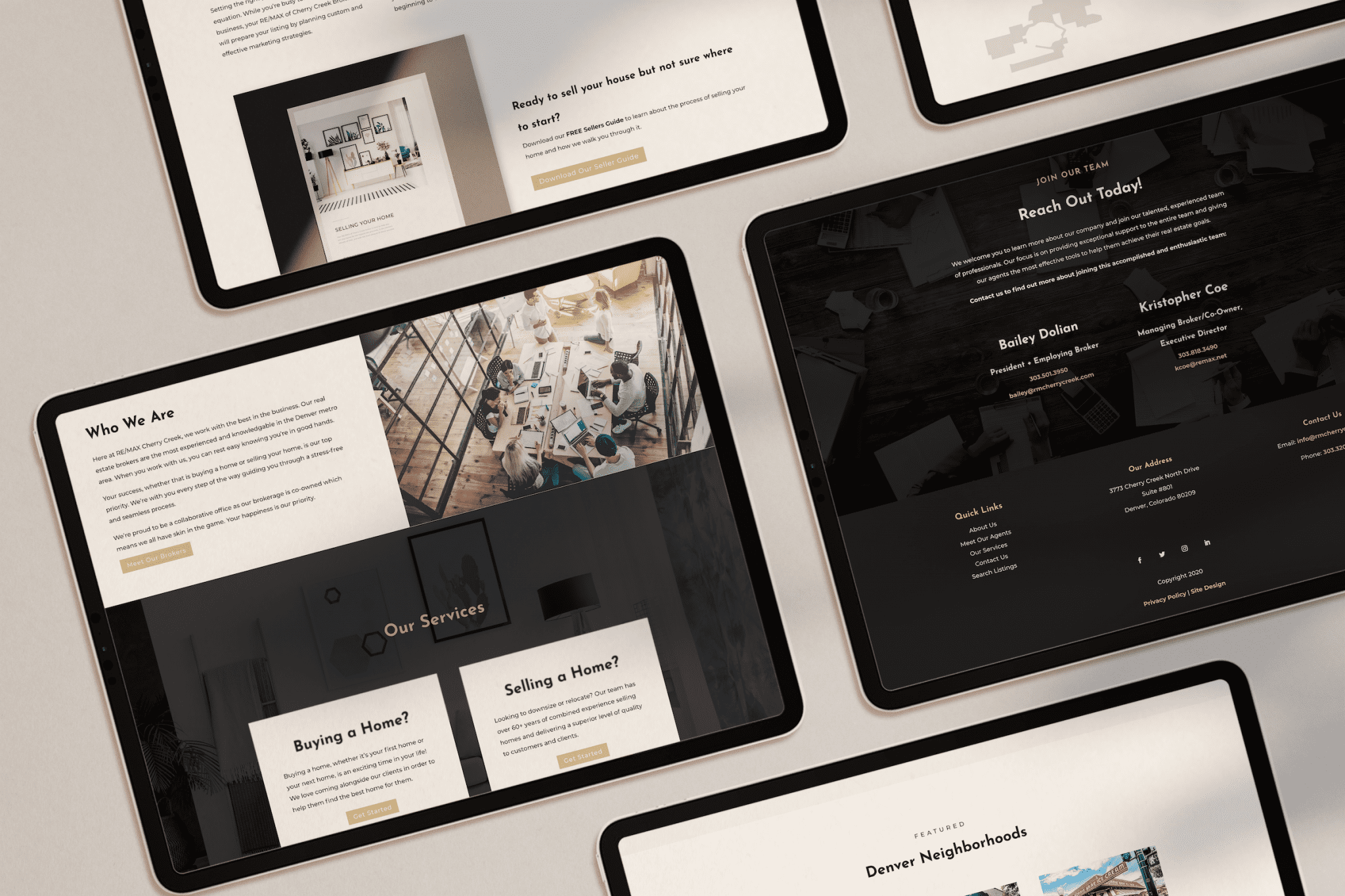 RE/MAX Cherry Creak Custom Website Design