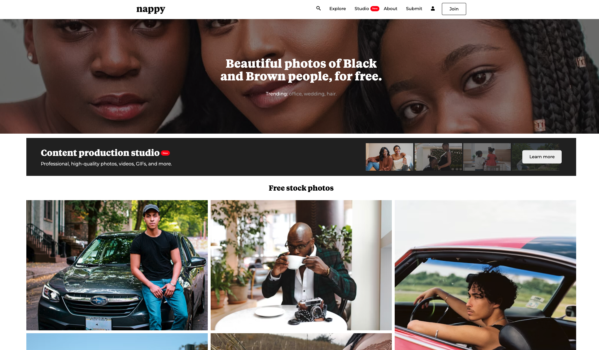 5 Stock Photography Websites That Feature People Of Color | Westco Web Design Nappy.co is a free stock photography website featuring people of color