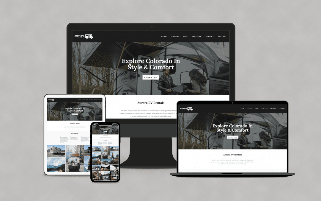 Custom Website Design For Aurora RV Rentals In Colorado