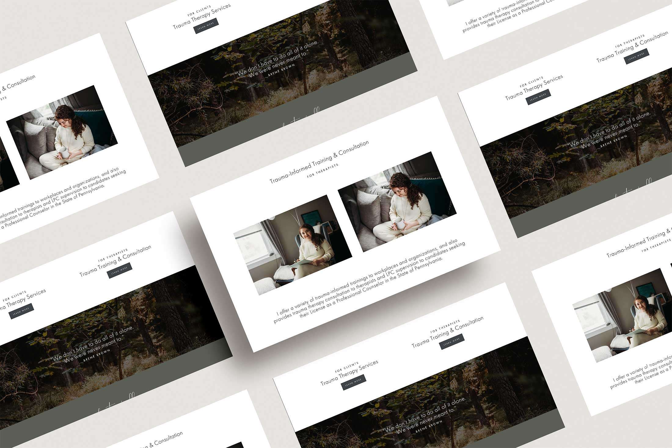 How I Became a Web Designer (And Built a Career I Love) | Westco Web Design Laptop screen displaying multiple web design layouts in a clean, modern style.
