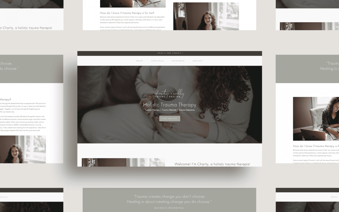 Charity O’Reilly Trauma Therapy Website