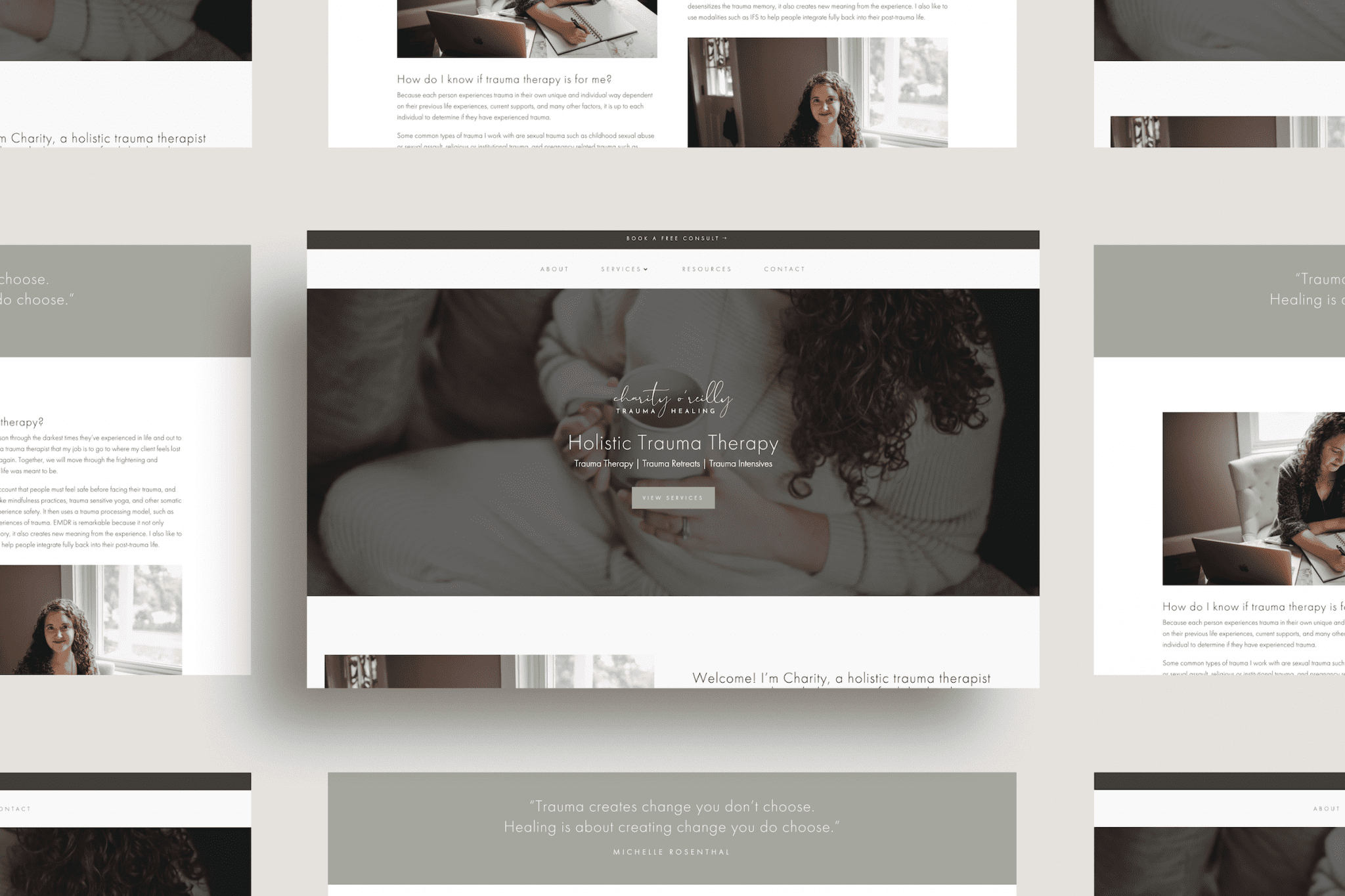 Charity O’Reilly Trauma Therapy Website