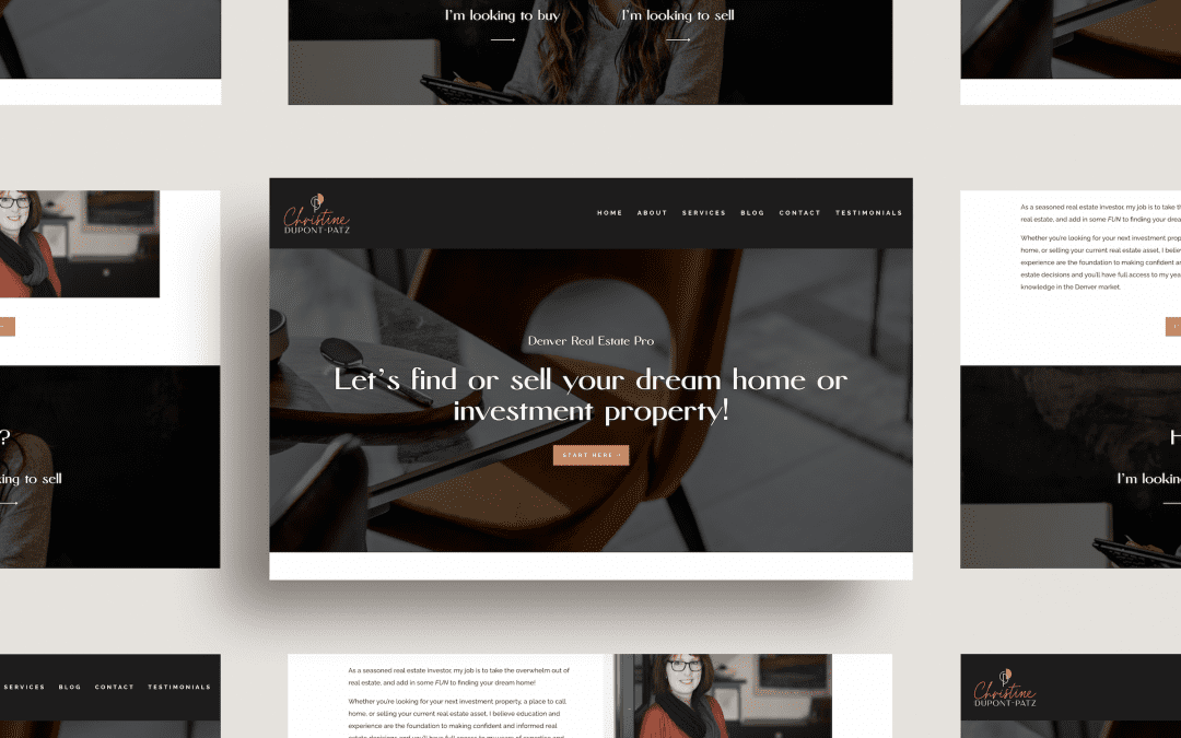 Christine Dupont-Patz Real Estate Agent Website Design