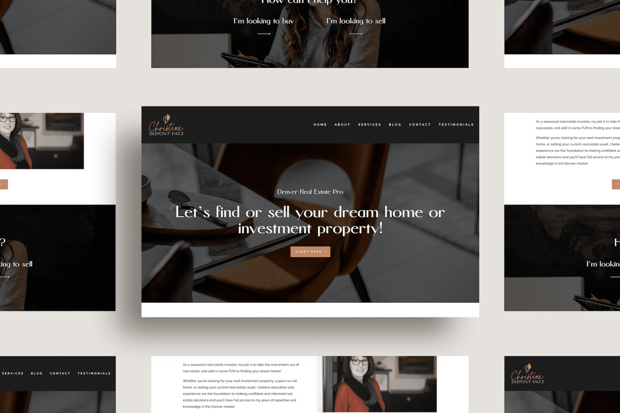 Christine Dupont-Patz Real Estate Agent Website Design