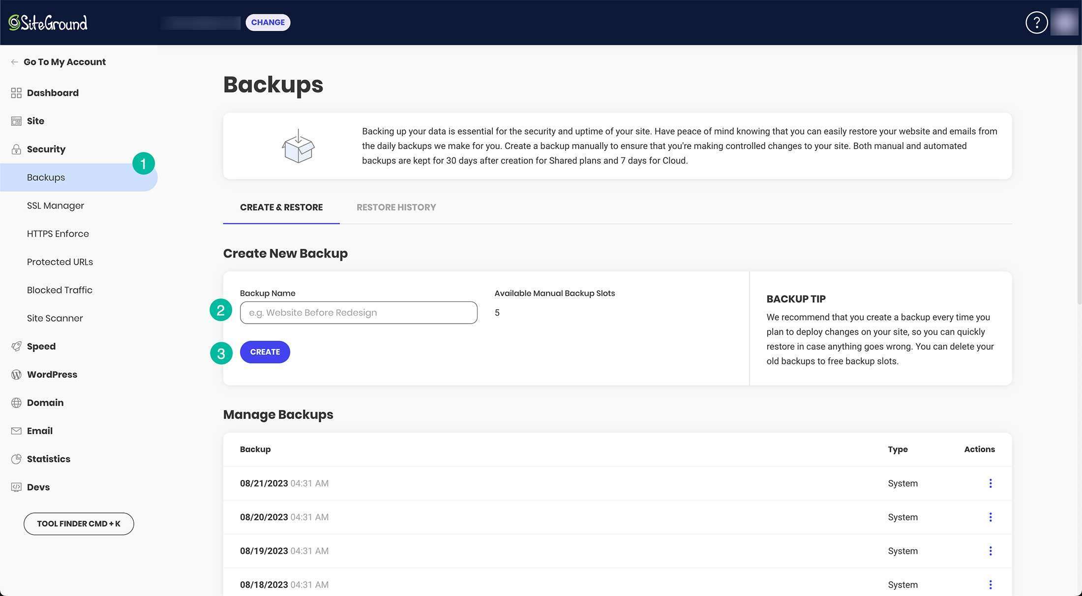 Protect Your Online Presence: How To Safely Update Your WordPress Website | Westco Web Design How to backup and restore your Siteground website