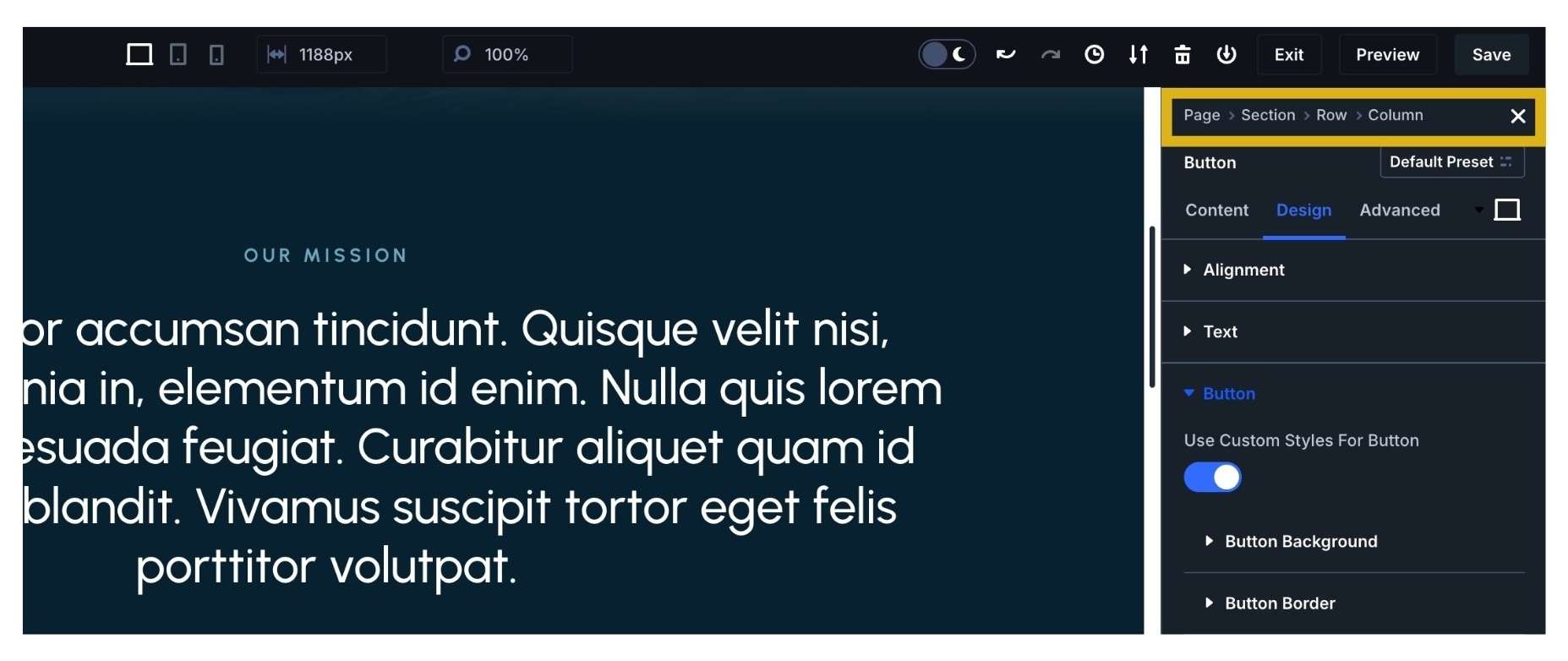 Divi 5 is Coming Soon: What You Need to Know | Westco Web Design Divi 5 breadcrumbs in settings panels