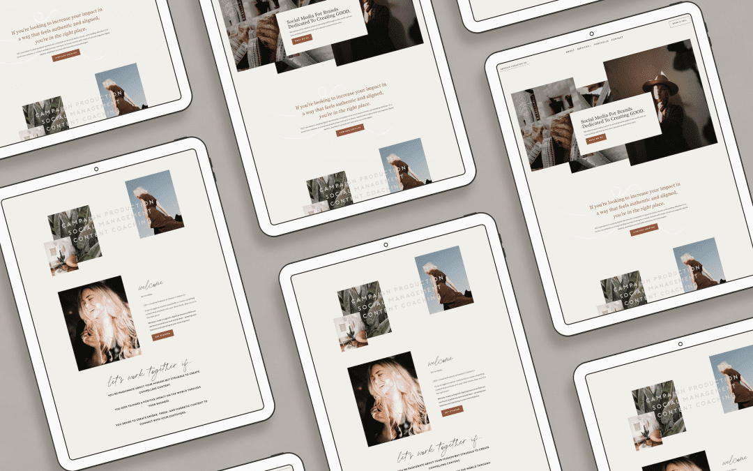 Case Study: Website Design for a Social Media Strategist