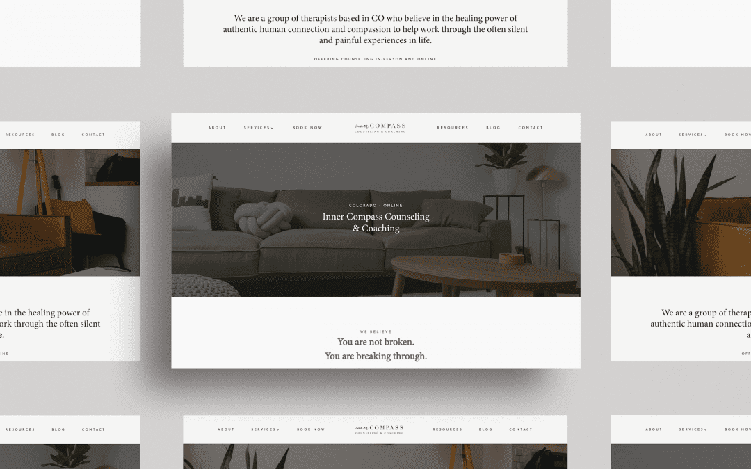 Inner Compass Counseling Denver CO Website Design