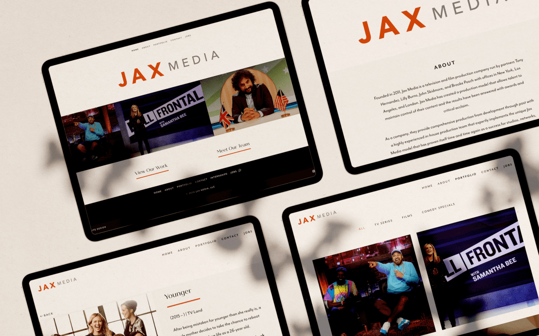 Jax Media Website Design