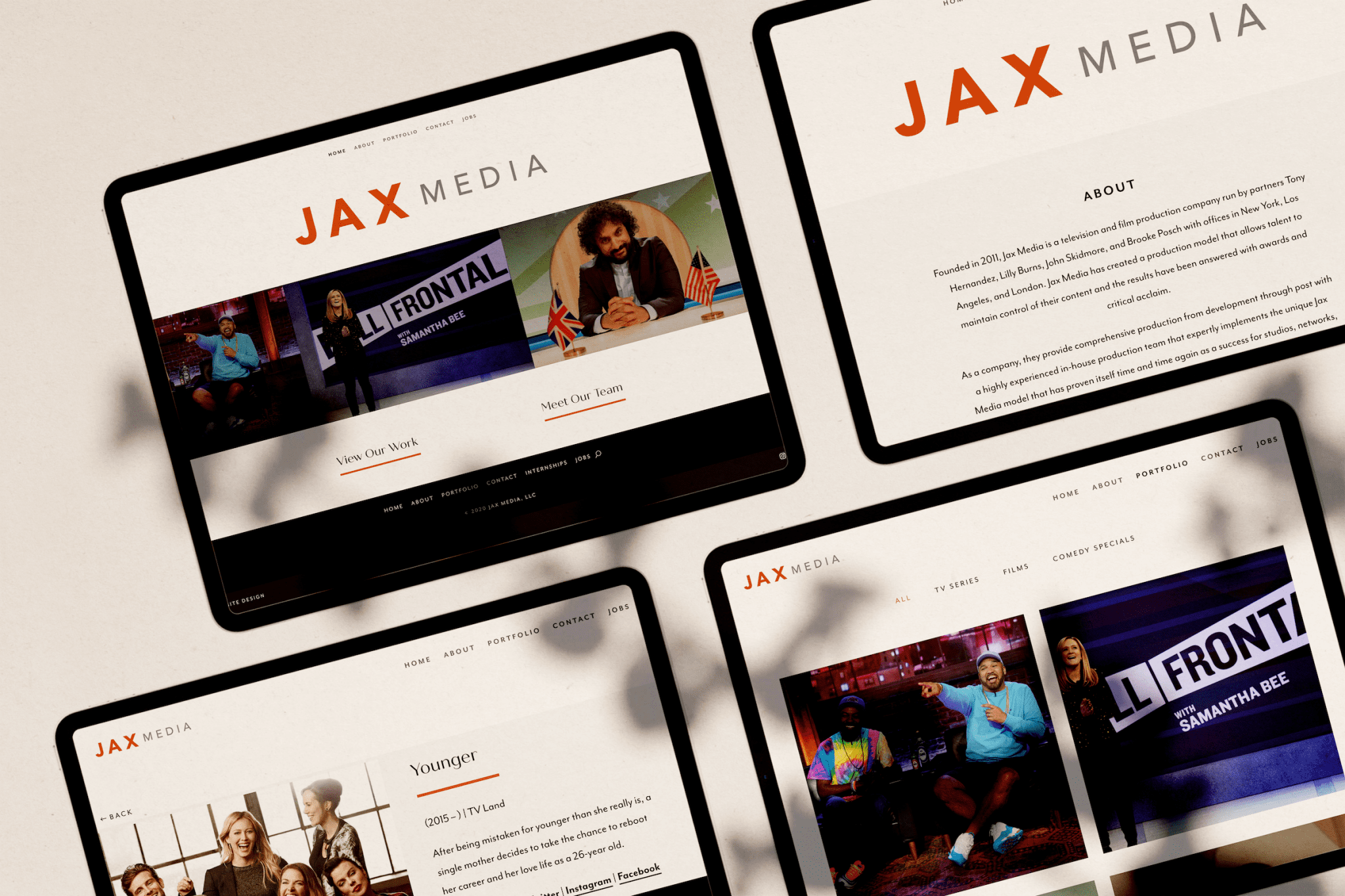 Jax Media Website Design