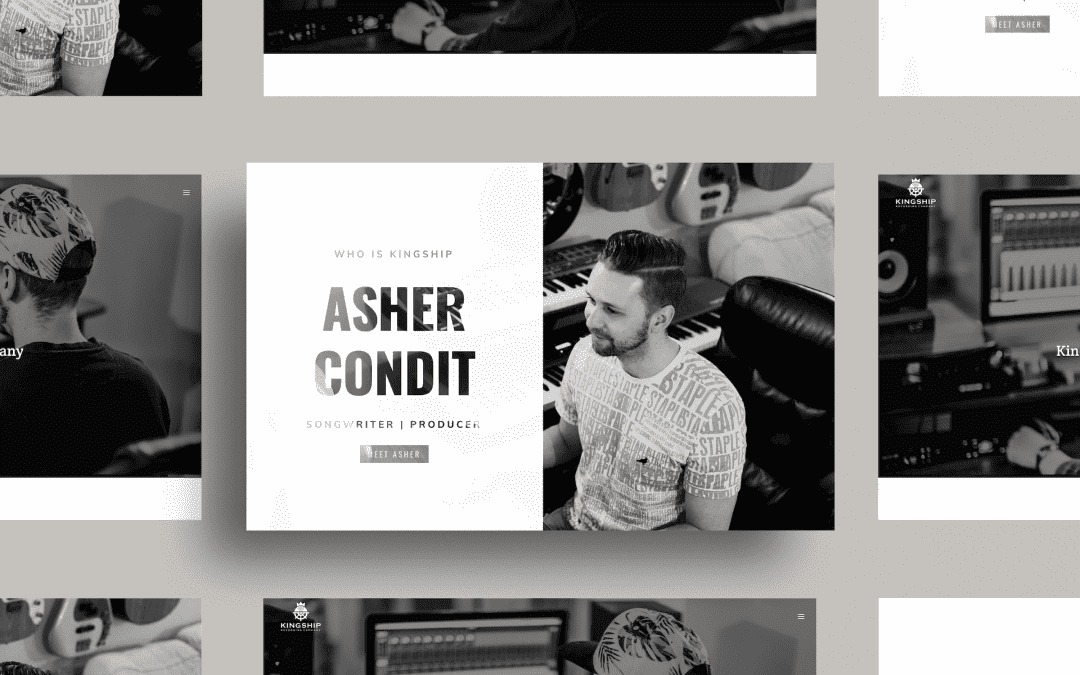 Kingship Recording Company Website Design