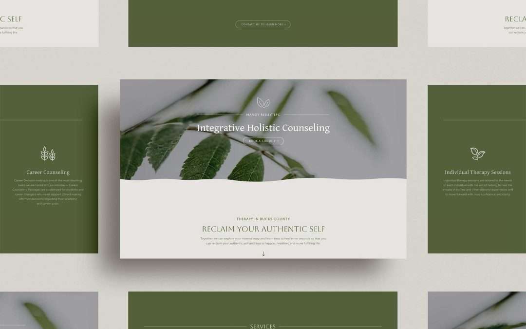 Mandy Reilly Therapy Website Design