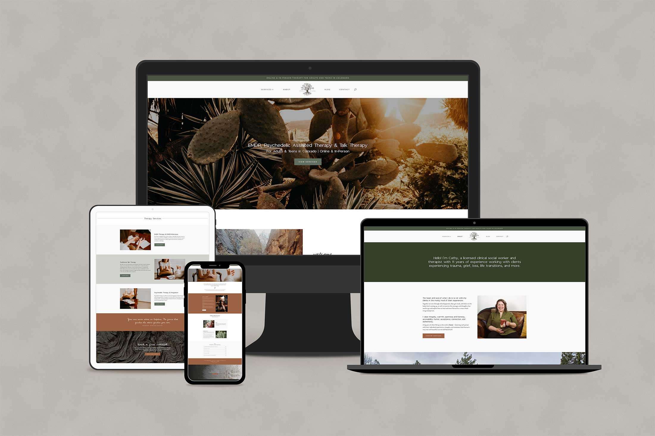 mockup-1 Colorado Therapist Website Design