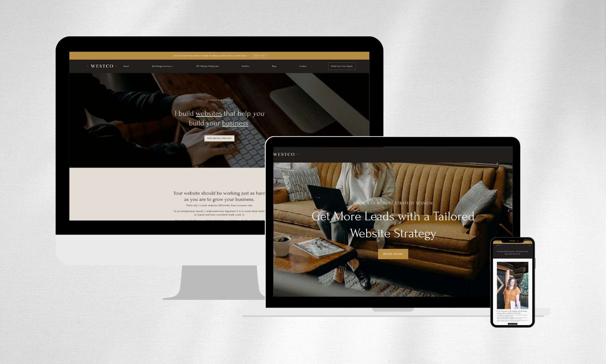 New website design by Colorado web designer