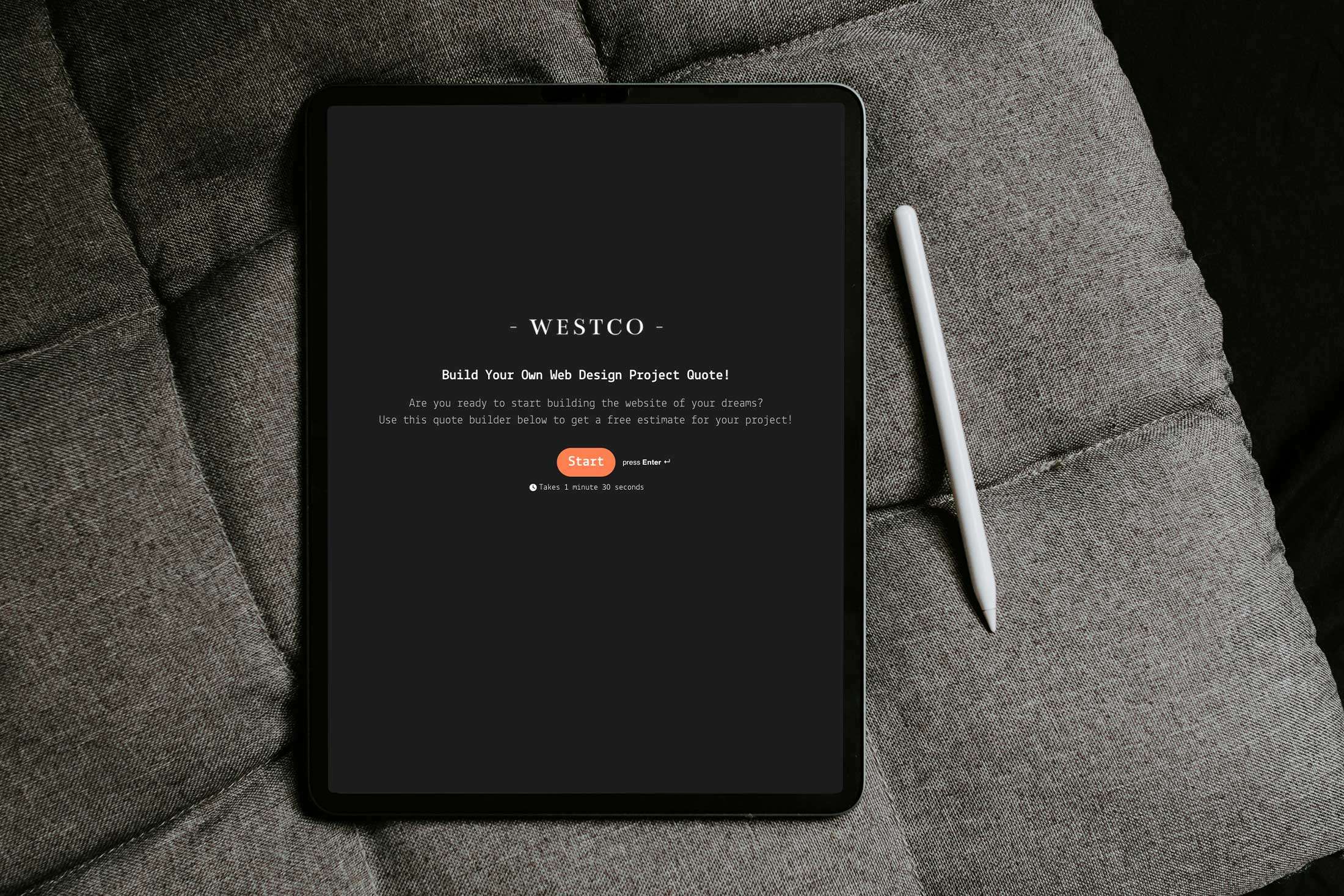 Get an instant custom quote to redesign your website